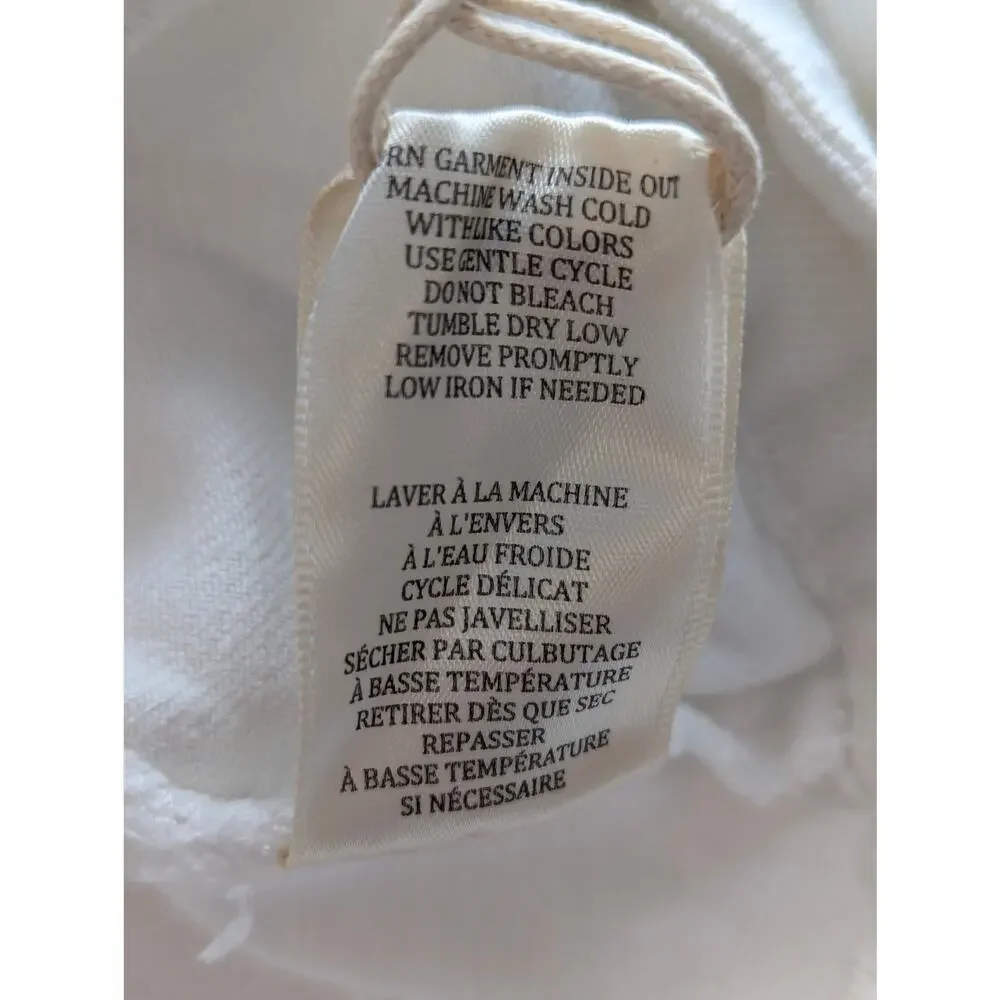 Blank NYC White Denim and Lace Jacket Size Medium - Picture 10 of 16